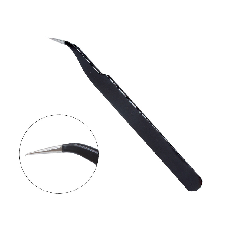 Curved Tip Tweezers